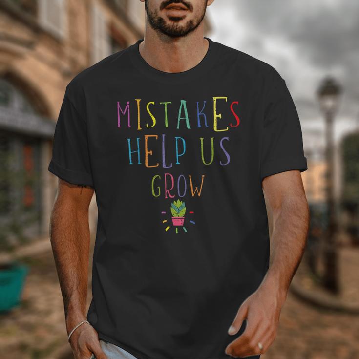 Growth Mindset Shirt For Teacher Mistakes Help Us Grow Unisex T-Shirt, funny design Growth Mindset Shirt For Teacher Mistakes Help Us Grow Unisex T-Shirt, funny design