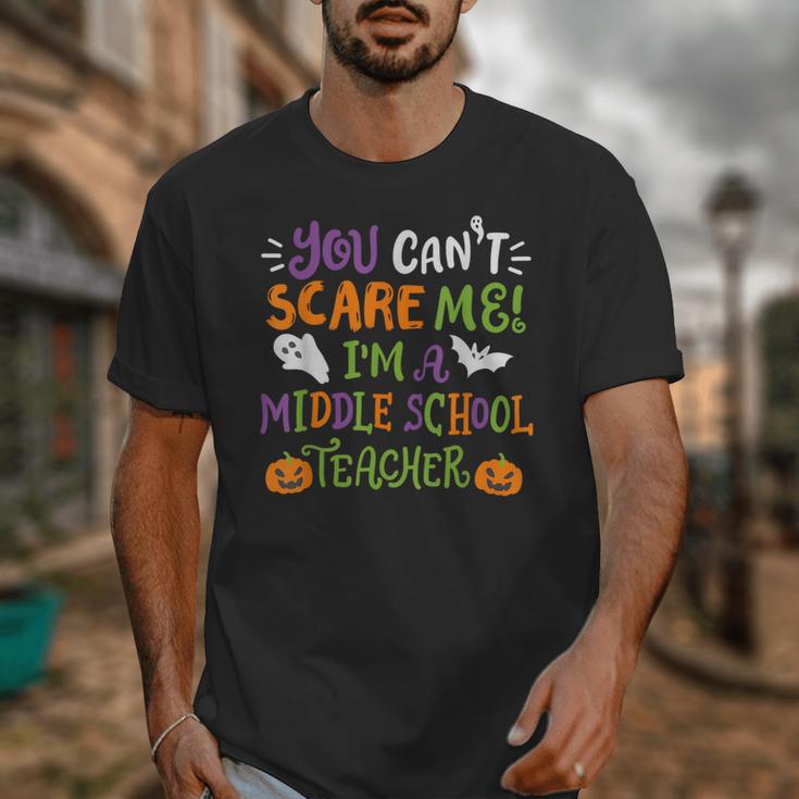 Halloween You Cant Scare Me Im A Middle School Teacher Unisex T-Shirt, funny design Halloween You Cant Scare Me Im A Middle School Teacher Unisex T-Shirt, funny design