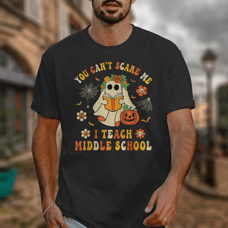 Halloween You Can't Scare Me I Teach Middle School Teacher Unisex T-Shirt, funny design