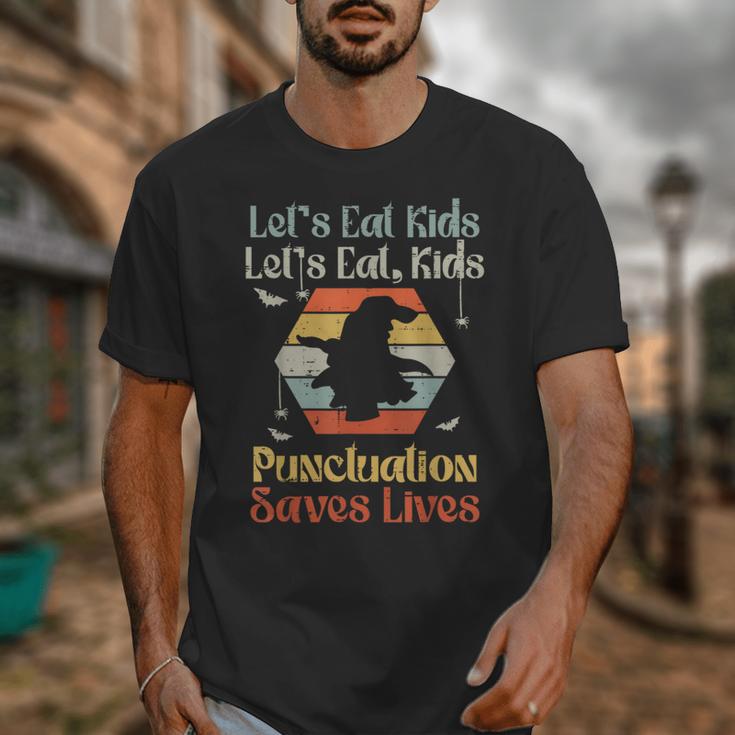 Halloween Lets Eat Kids English Teacher Costume Women Unisex T-Shirt, English Teacher Gifts, funny design
