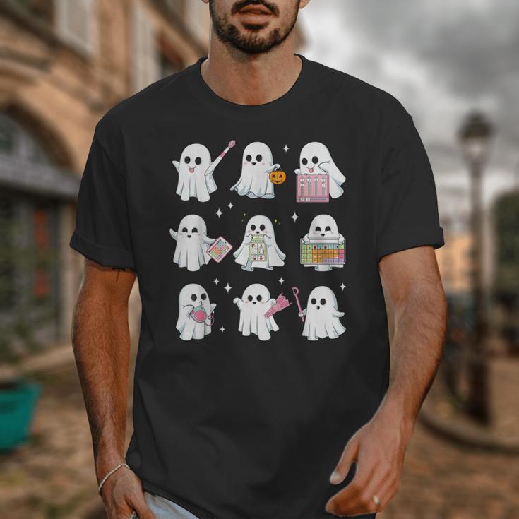 Halloween Ghost Speech Therapy SLP Fall Teacher Tee Unisex T-Shirt, funny design