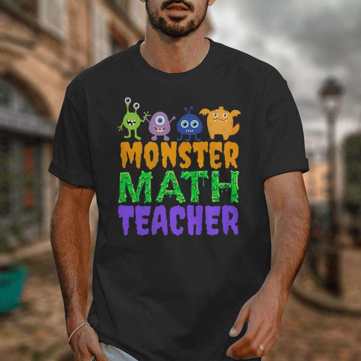 Halloween Monster Math Teacher Men Women Unisex T-Shirt, funny design Halloween Monster Math Teacher Men Women Unisex T-Shirt, funny design