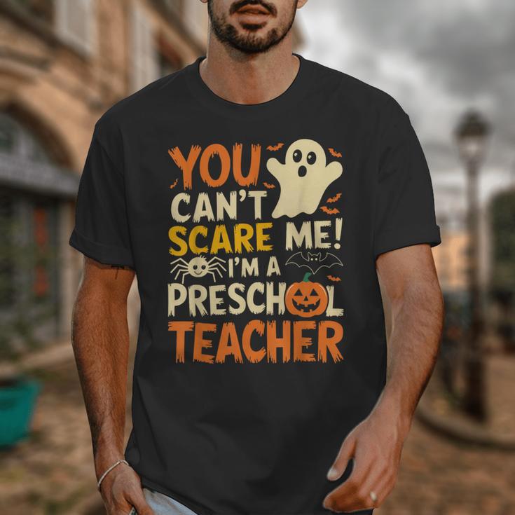 Halloween Preschool Teacher You Can't Scare Me Im A Teacher Unisex T-Shirt, funny design Halloween Preschool Teacher You Can't Scare Me Im A Teacher Unisex T-Shirt, funny design