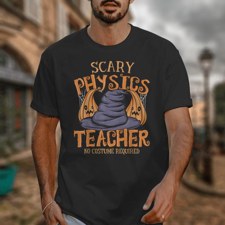Halloween Scary Physics Teacher No Costume Required Women Unisex T-Shirt, funny design Halloween Scary Physics Teacher No Costume Required Women Unisex T-Shirt, funny design