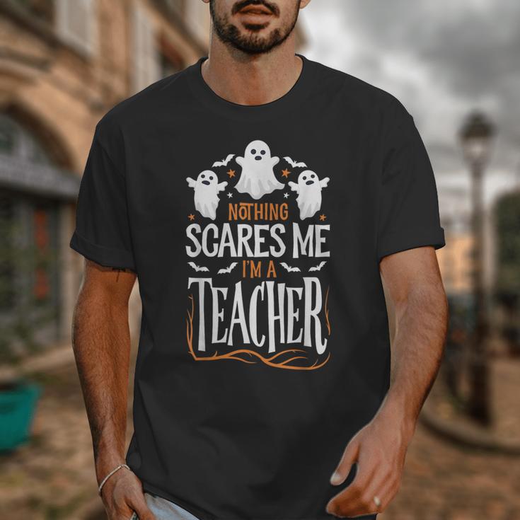 Halloween Teacher Nothing Scares Me Women Men Teachers Unisex T-Shirt, funny design Halloween Teacher Nothing Scares Me Women Men Teachers Unisex T-Shirt, funny design