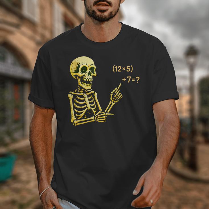 Halloween Teacher Six Seven 6 7 Skeleton Spooky Costume Unisex T-Shirt, funny design Halloween Teacher Six Seven 6 7 Skeleton Spooky Costume Unisex T-Shirt, funny design