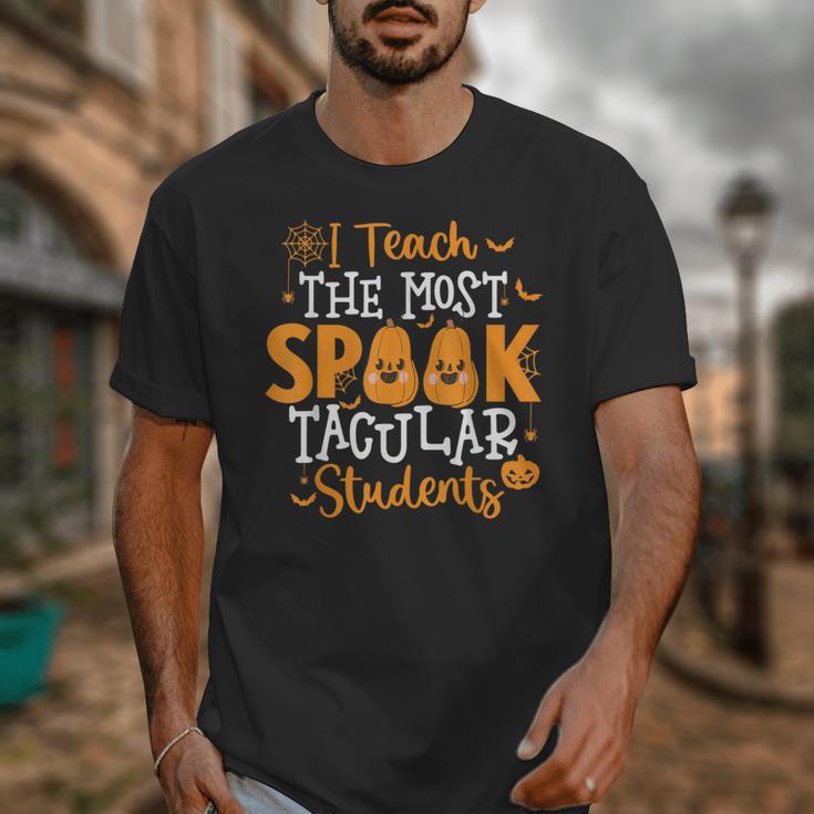 Halloween Teacher I Teach The Most Spooktacular Students Men Women Unisex T-Shirt, funny design Halloween Teacher I Teach The Most Spooktacular Students Men Women Unisex T-Shirt, funny design