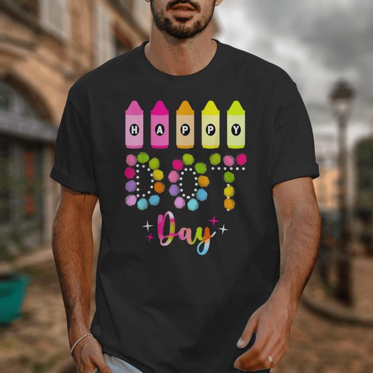 Happy Dot Day 2025 Teacher Kids Girls Colorful Polka Dot Day Unisex T-Shirt, funny design Happy Dot Day 2025 Teacher Kids Girls Colorful Polka Dot Day Unisex T-Shirt, funny design