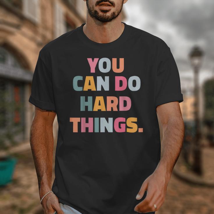 You Can Do Hard Things Teacher For Men Women Girls Kids Unisex T-Shirt, funny design