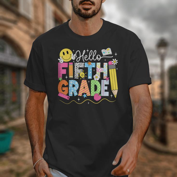 Hello Fifth Grade Team 5th Grade Back To School Teacher Kids Unisex T-Shirt, funny design Hello Fifth Grade Team 5th Grade Back To School Teacher Kids Unisex T-Shirt, funny design