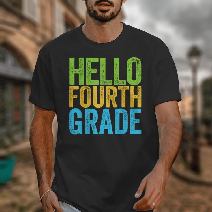 Hello Fourth Grade Shirt 4th Grade Boy Girl Student Teacher Unisex T-Shirt, 4th Grade Teacher Gifts, funny design Hello Fourth Grade Shirt 4th Grade Boy Girl Student Teacher Unisex T-Shirt, 4th Grade Teacher Gifts, funny design