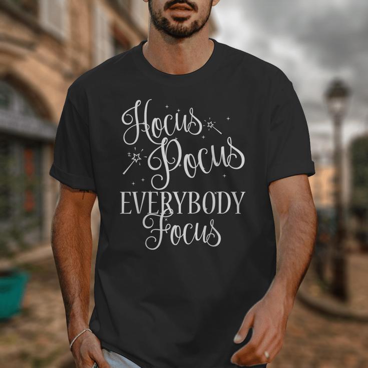Hocus Pocus Everybody Focus Teacher Halloween Shirt Unisex T-Shirt, funny design Hocus Pocus Everybody Focus Teacher Halloween Shirt Unisex T-Shirt, funny design