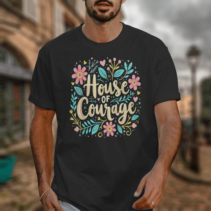 House Of Courage Flowers RCA School Teacher Student Tee Unisex T-Shirt, funny design House Of Courage Flowers RCA School Teacher Student Tee Unisex T-Shirt, funny design
