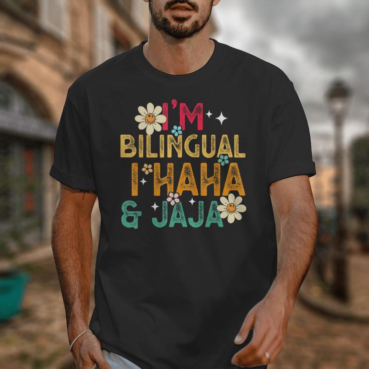 I’m Bilingual I Haha And Jaja Spanish Teacher Bilingual For Men Women Girls Kids Unisex T-Shirt, funny design I’m Bilingual I Haha And Jaja Spanish Teacher Bilingual For Men Women Girls Kids Unisex T-Shirt, funny design