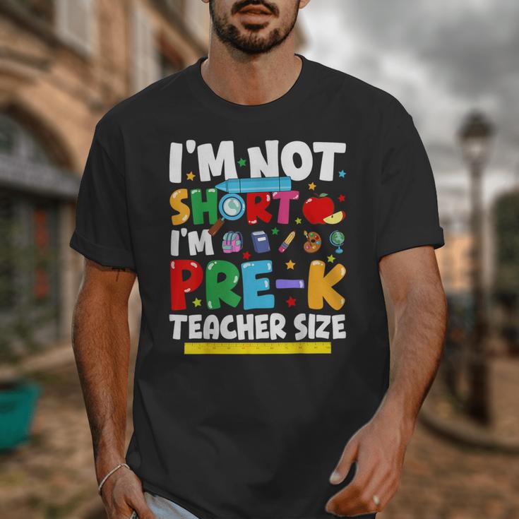 I'm Not Short I'm Pre-K Teacher Size Back To School Teacher Unisex T-Shirt, funny design I'm Not Short I'm Pre-K Teacher Size Back To School Teacher Unisex T-Shirt, funny design