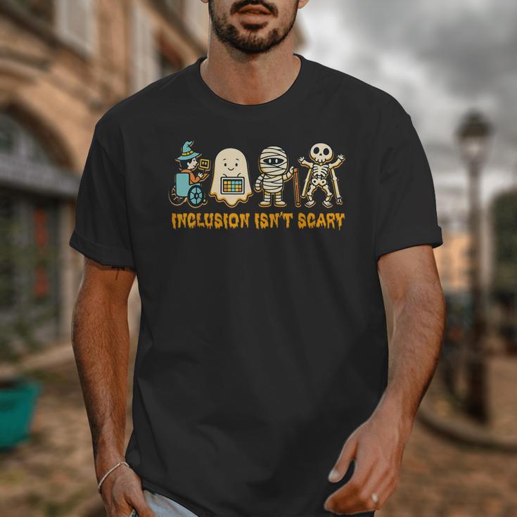 Inclusion Isn't Scary Halloween Sped Teacher Women Men Unisex T-Shirt, funny design Inclusion Isn't Scary Halloween Sped Teacher Women Men Unisex T-Shirt, funny design