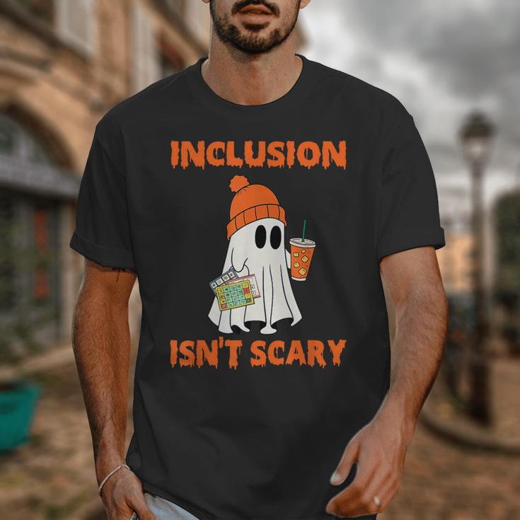 Inclusion Isn't Scary Shirt Halloween SLP Sped Teacher Unisex T-Shirt, funny design