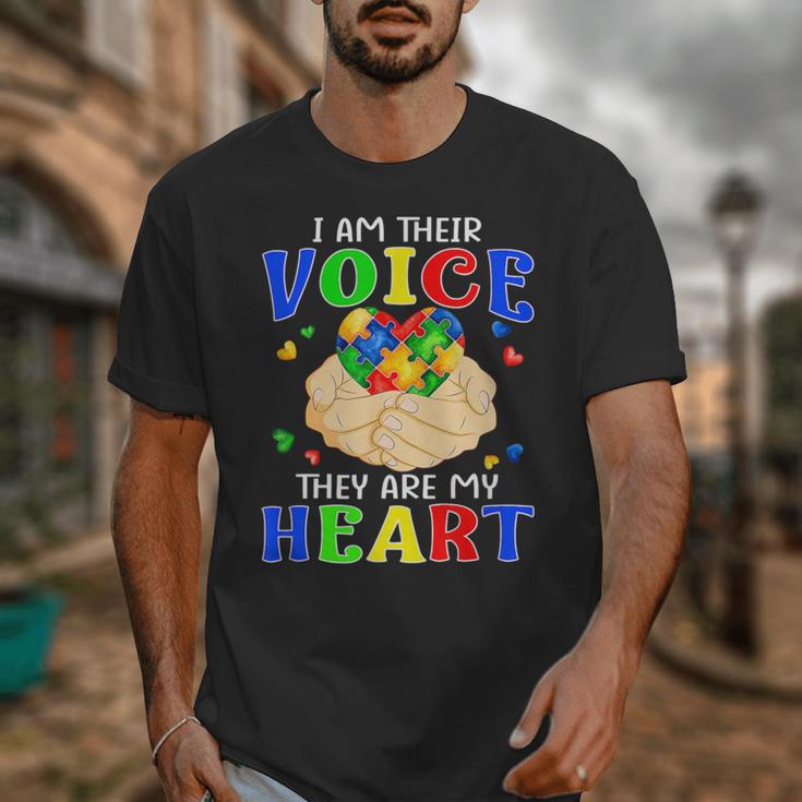 I Am Their Voice They Are My Heart Autism Awareness Teacher Unisex T-Shirt, funny design I Am Their Voice They Are My Heart Autism Awareness Teacher Unisex T-Shirt, funny design