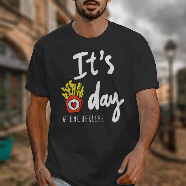 It's Fry Day Teacher Life Unisex T-Shirt, funny design