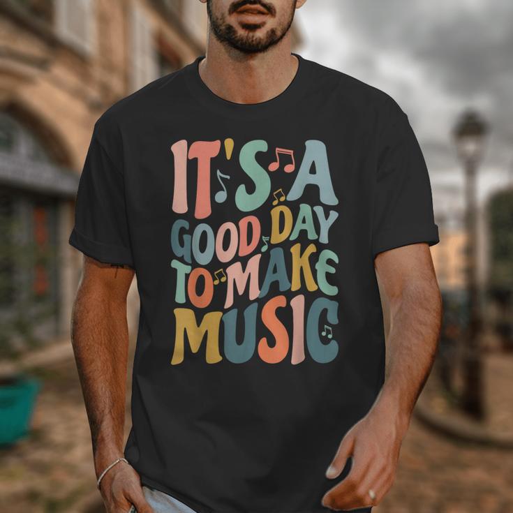 It's A Good Day To Make Music Musician Band Music Teacher Unisex T-Shirt, funny design It's A Good Day To Make Music Musician Band Music Teacher Unisex T-Shirt, funny design