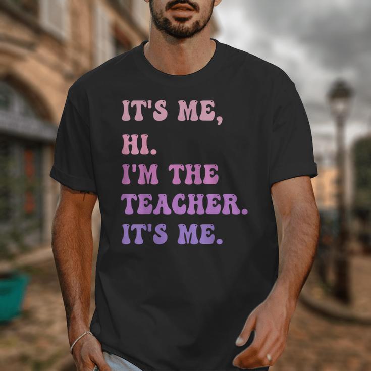 It's Me Hi I'm The TEACHER It's Me Teacher Educator Unisex T-Shirt, funny design