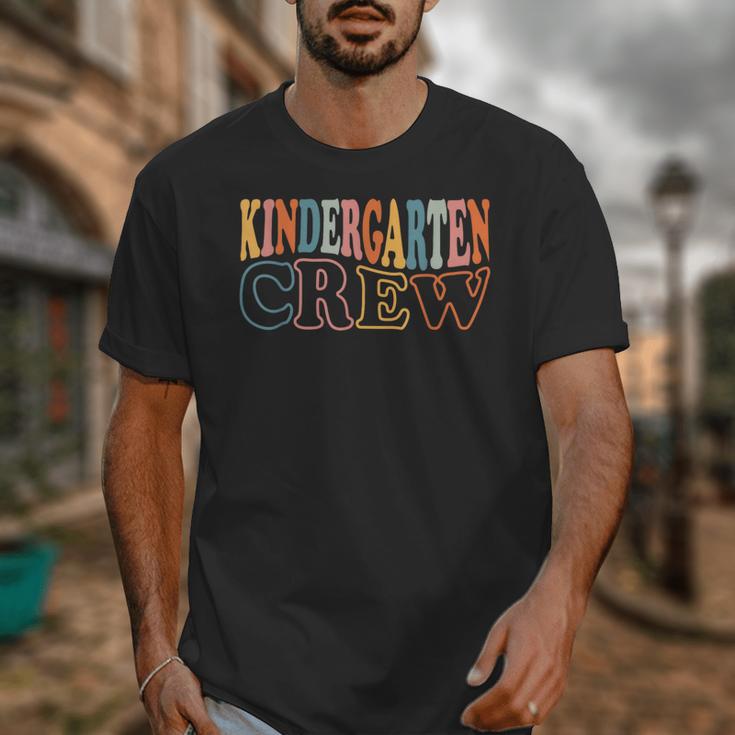 Kinder Crew Kindergarten Teacher First 1st Day Of School Unisex T-Shirt, funny design