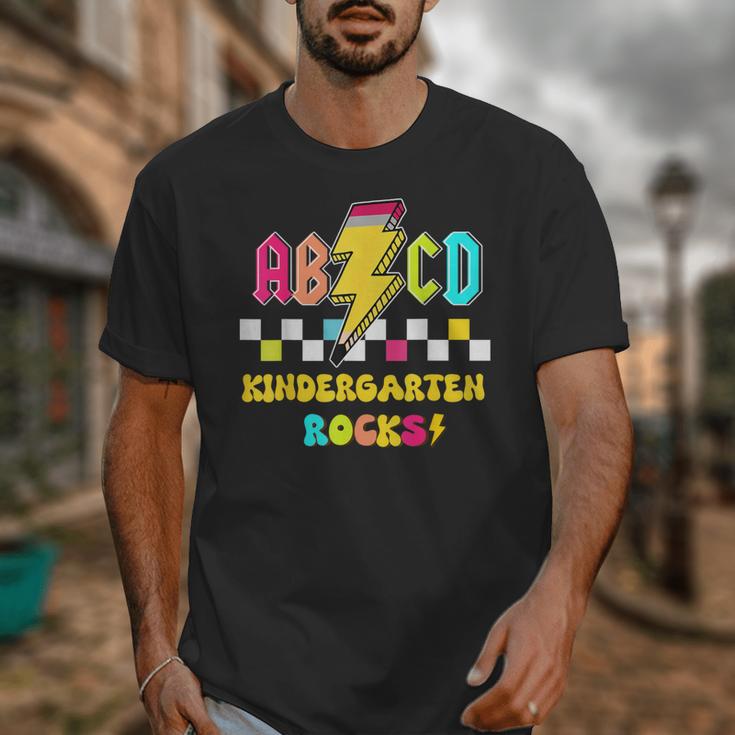Kindergarten ABCD Rocks Teacher Student Back To School Unisex T-Shirt, funny design