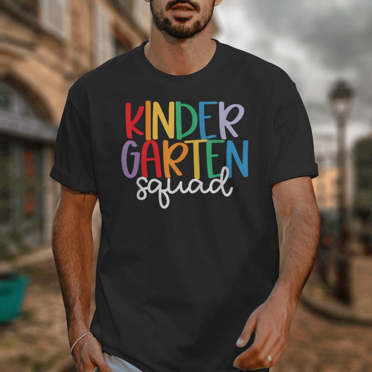 Kindergarten Squad Team Crew Teacher Back To School Unisex T-Shirt, funny design Kindergarten Squad Team Crew Teacher Back To School Unisex T-Shirt, funny design