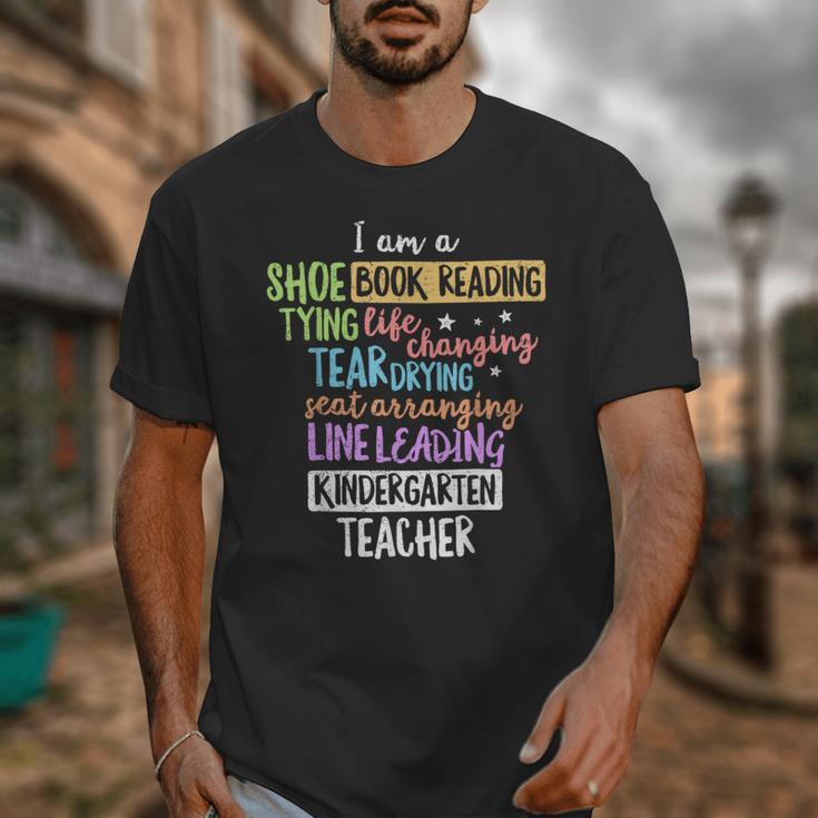 I Am A Kindergarten Teacher Shirt Creative Unisex T-Shirt, funny design