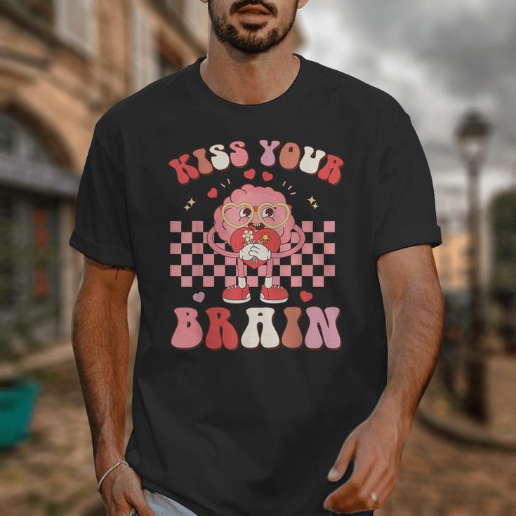 Kiss Your Brain Valentines Test Day Teacher Squad Kids Unisex T-Shirt, funny design Kiss Your Brain Valentines Test Day Teacher Squad Kids Unisex T-Shirt, funny design