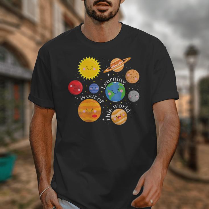 Learning Is Out Of This World Science Teacher Planets Unisex T-Shirt, Science Teacher Gifts, funny design Learning Is Out Of This World Science Teacher Planets Unisex T-Shirt, Science Teacher Gifts, funny design
