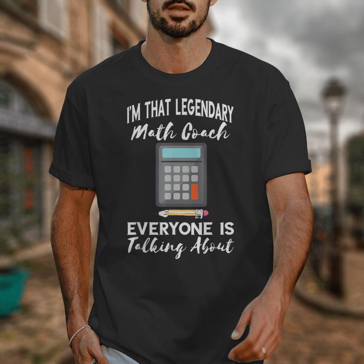 Legendary Math Coach Mathematics Calculator Math Teacher Unisex T-Shirt, funny design Legendary Math Coach Mathematics Calculator Math Teacher Unisex T-Shirt, funny design