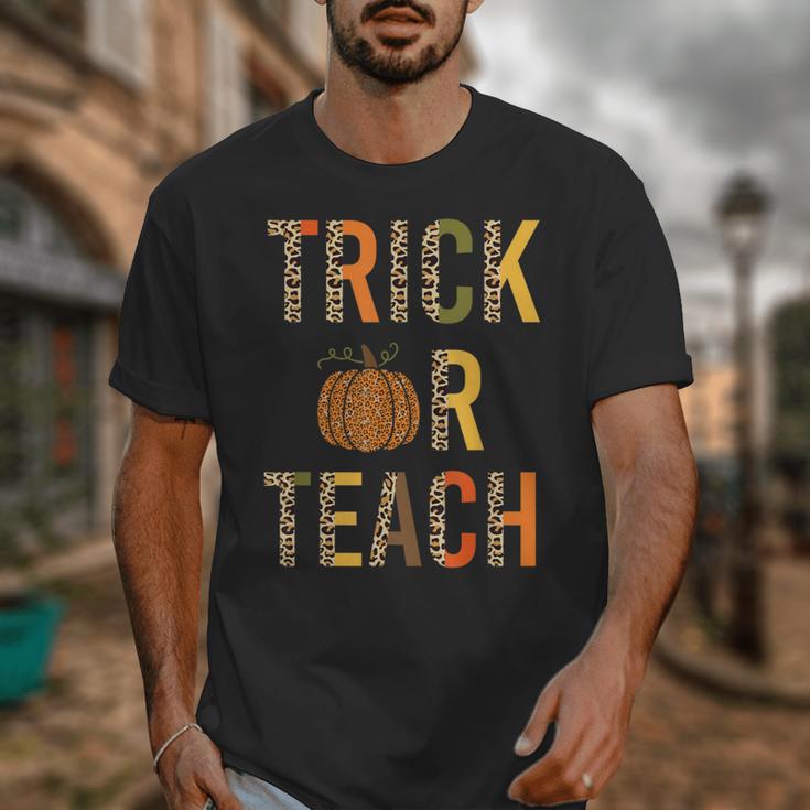Leopard Trick Or Teach Halloween Teacher Costume Women Unisex T-Shirt, funny design Leopard Trick Or Teach Halloween Teacher Costume Women Unisex T-Shirt, funny design