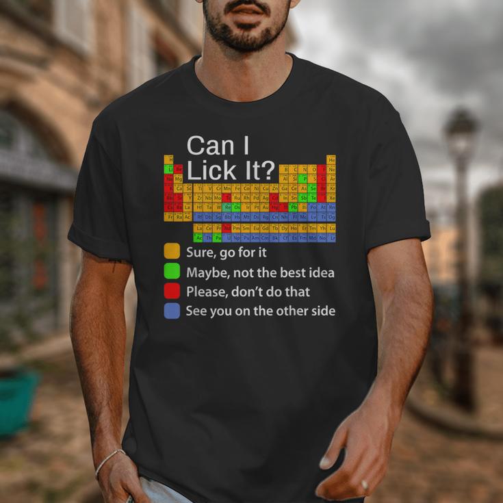 Can I Lick It Periodic Table Chemistry Teachers Unisex T-Shirt, funny design Can I Lick It Periodic Table Chemistry Teachers Unisex T-Shirt, funny design