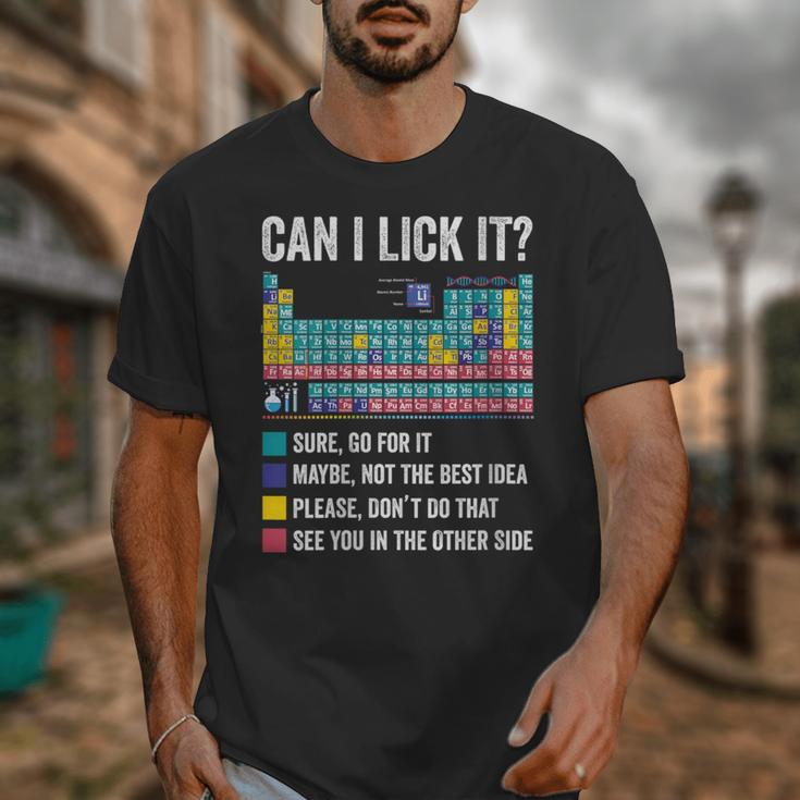 Can I Lick It Periodic Table Of Elements Science Teacher Unisex T-Shirt, Science Teacher Gifts, funny design Can I Lick It Periodic Table Of Elements Science Teacher Unisex T-Shirt, Science Teacher Gifts, funny design