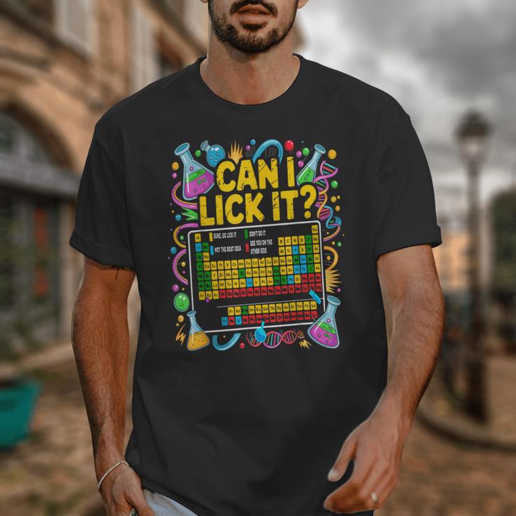 Can I Lick It Periodic Table Science Teacher Men Women Unisex T-Shirt, Science Teacher Gifts, funny design Can I Lick It Periodic Table Science Teacher Men Women Unisex T-Shirt, Science Teacher Gifts, funny design