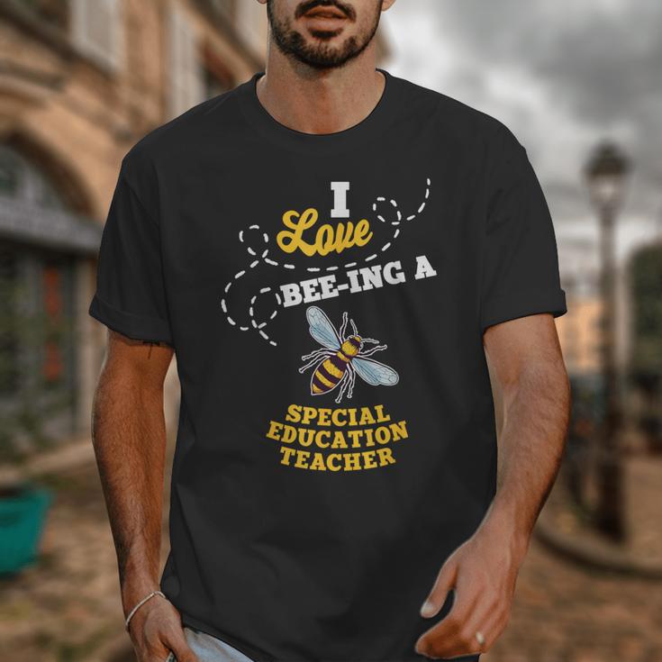 I Love Bee-Ing A Special Education Teacher Honey Bee Job For Men Women Unisex T-Shirt, funny design I Love Bee-Ing A Special Education Teacher Honey Bee Job For Men Women Unisex T-Shirt, funny design