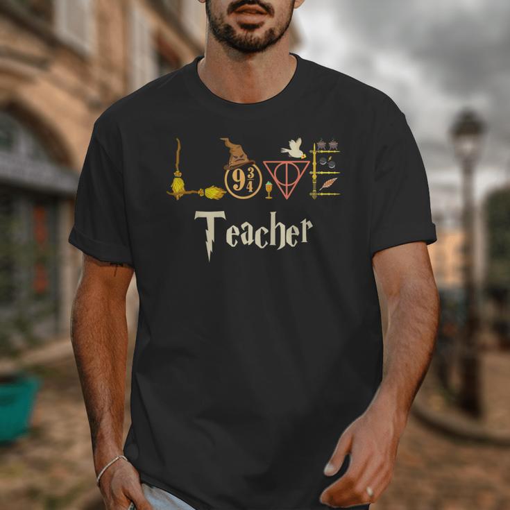 Love Teacher Wizards Back To School Halloween Unisex T-Shirt, funny design