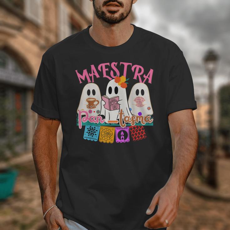 Maestra Pantasmas Conchas Teacher Mexican Halloween Unisex T-Shirt, funny design Maestra Pantasmas Conchas Teacher Mexican Halloween Unisex T-Shirt, funny design