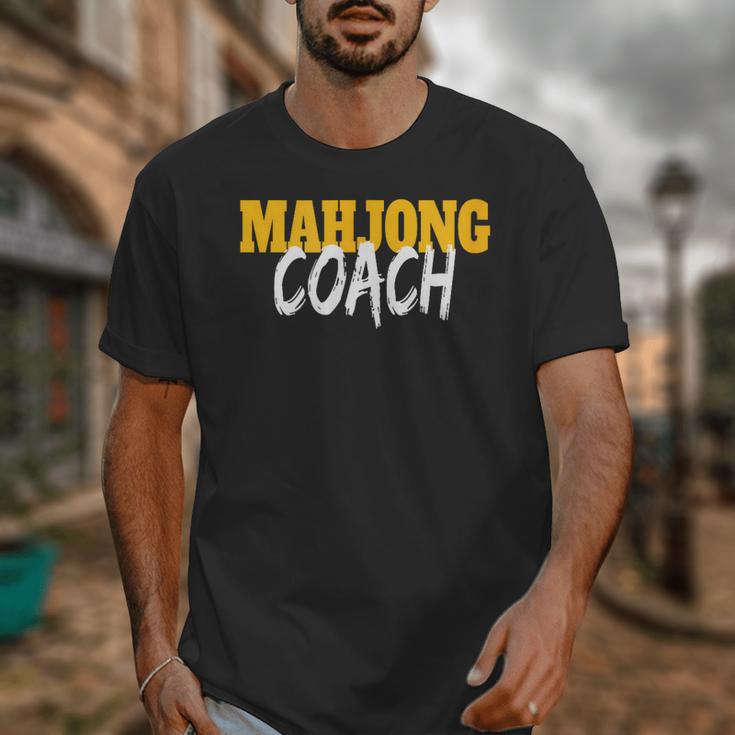 Mahjong Coach Coaching Trainer Teacher Unisex T-Shirt, funny design Mahjong Coach Coaching Trainer Teacher Unisex T-Shirt, funny design