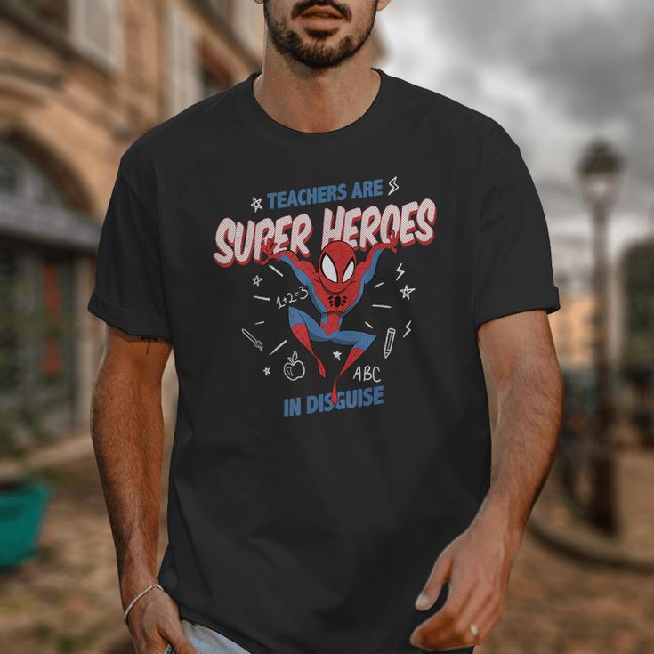 Marvel Spider-Man Teachers Are Super Heroes Unisex T-Shirt, funny design Marvel Spider-Man Teachers Are Super Heroes Unisex T-Shirt, funny design