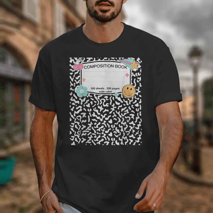 Matching Group Halloween Teacher Composition Book Notebook Unisex T-Shirt, funny design Matching Group Halloween Teacher Composition Book Notebook Unisex T-Shirt, funny design