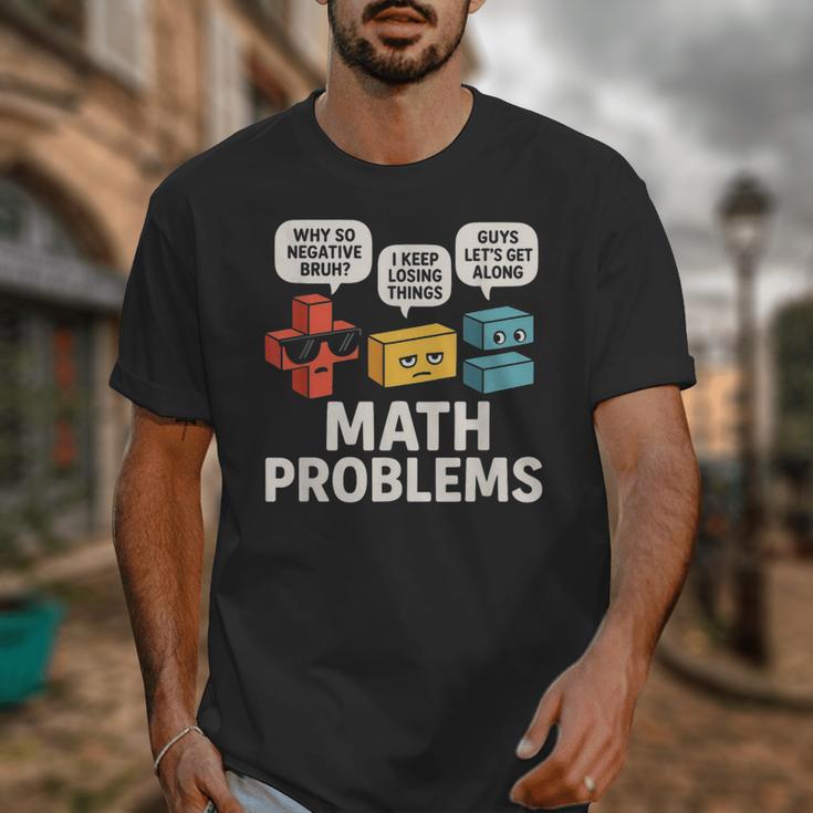 Math Problems Symbols Teacher Back To School Girl Boy Unisex T-Shirt, funny design
