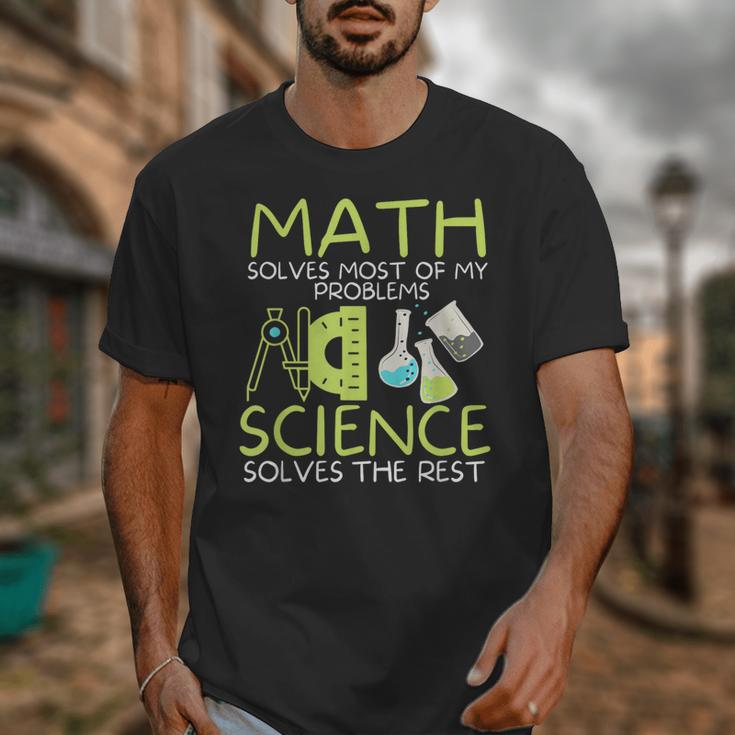 Math Solves Most Of My Problems Science Math Science Teacher Unisex T-Shirt, Science Teacher Gifts, funny design Math Solves Most Of My Problems Science Math Science Teacher Unisex T-Shirt, Science Teacher Gifts, funny design