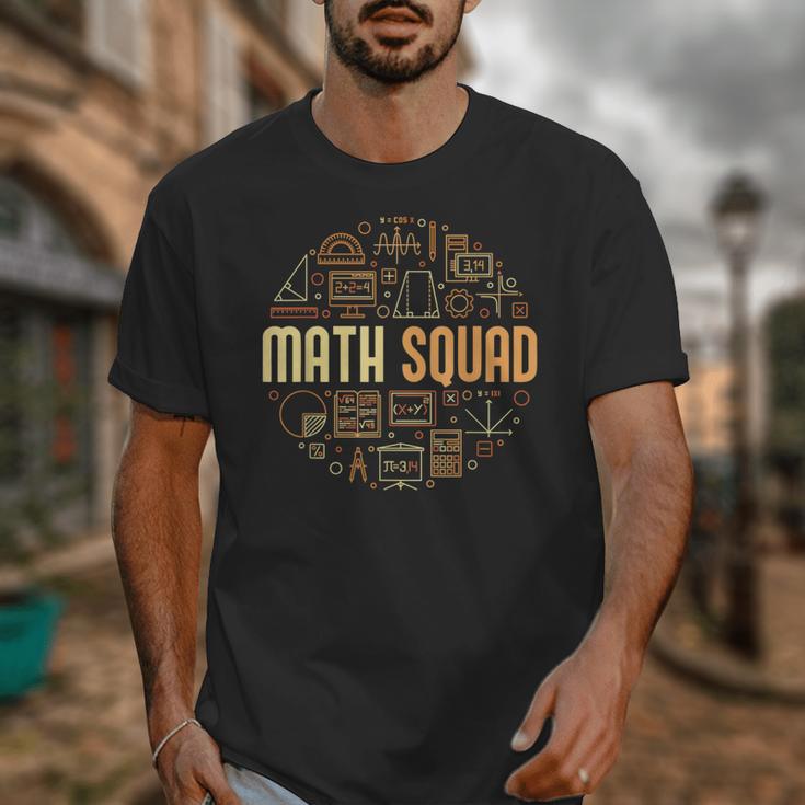 Math Squad For Teacher Or Student Mathematics Men Women Kids Unisex T-Shirt, funny design