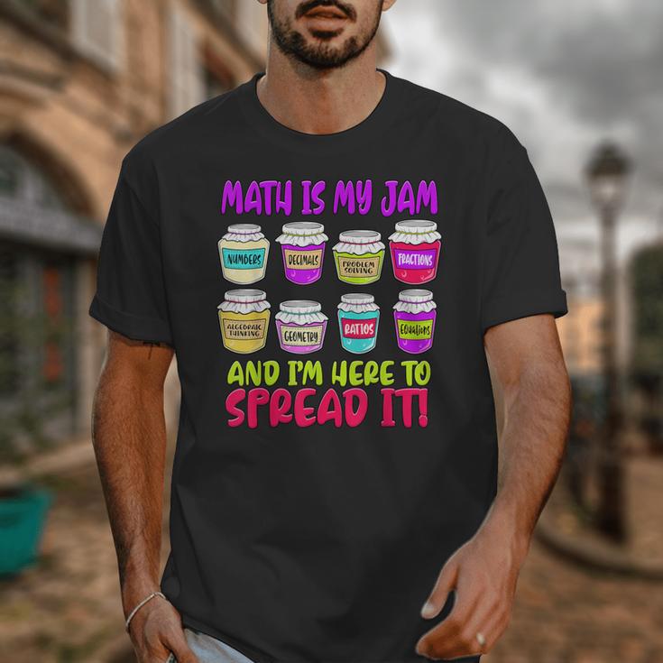 Math Teacher My Jam Here To Spread Mathematics Humor Unisex T-Shirt, funny design