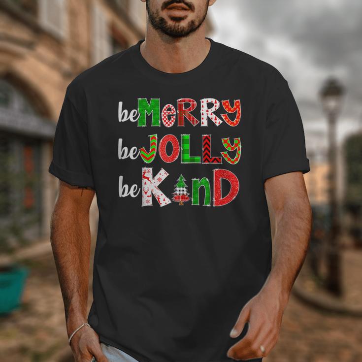 Be Merry Be Jolly Be Kind Merry Christmas Teacher Xmas Pjs Unisex T-Shirt, funny design Be Merry Be Jolly Be Kind Merry Christmas Teacher Xmas Pjs Unisex T-Shirt, funny design