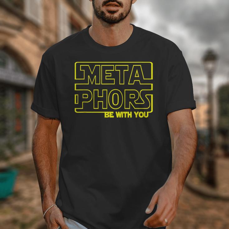 Metaphors Be With You English Teacher Shirts T-Shirt Unisex T-Shirt, English Teacher Gifts, funny design
