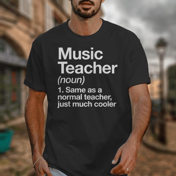 Music Teacher Definition Back To School First Day Unisex T-Shirt, funny design