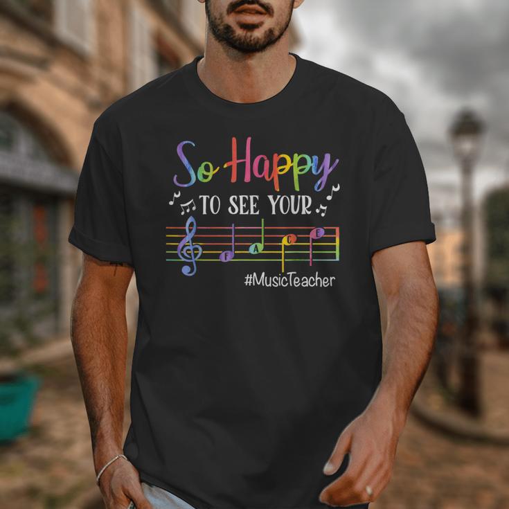 Music Teacher So Happy To See Your Face Back To School Unisex T-Shirt, funny design Music Teacher So Happy To See Your Face Back To School Unisex T-Shirt, funny design